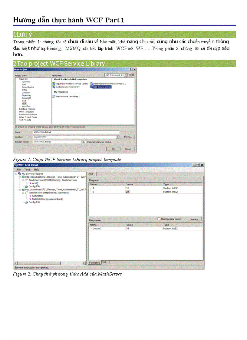 image for page Hướng dẫn thực hành WCF Part 1