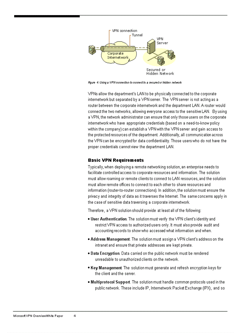 image for page Virtual Private Networking in Windown 2000 An overview