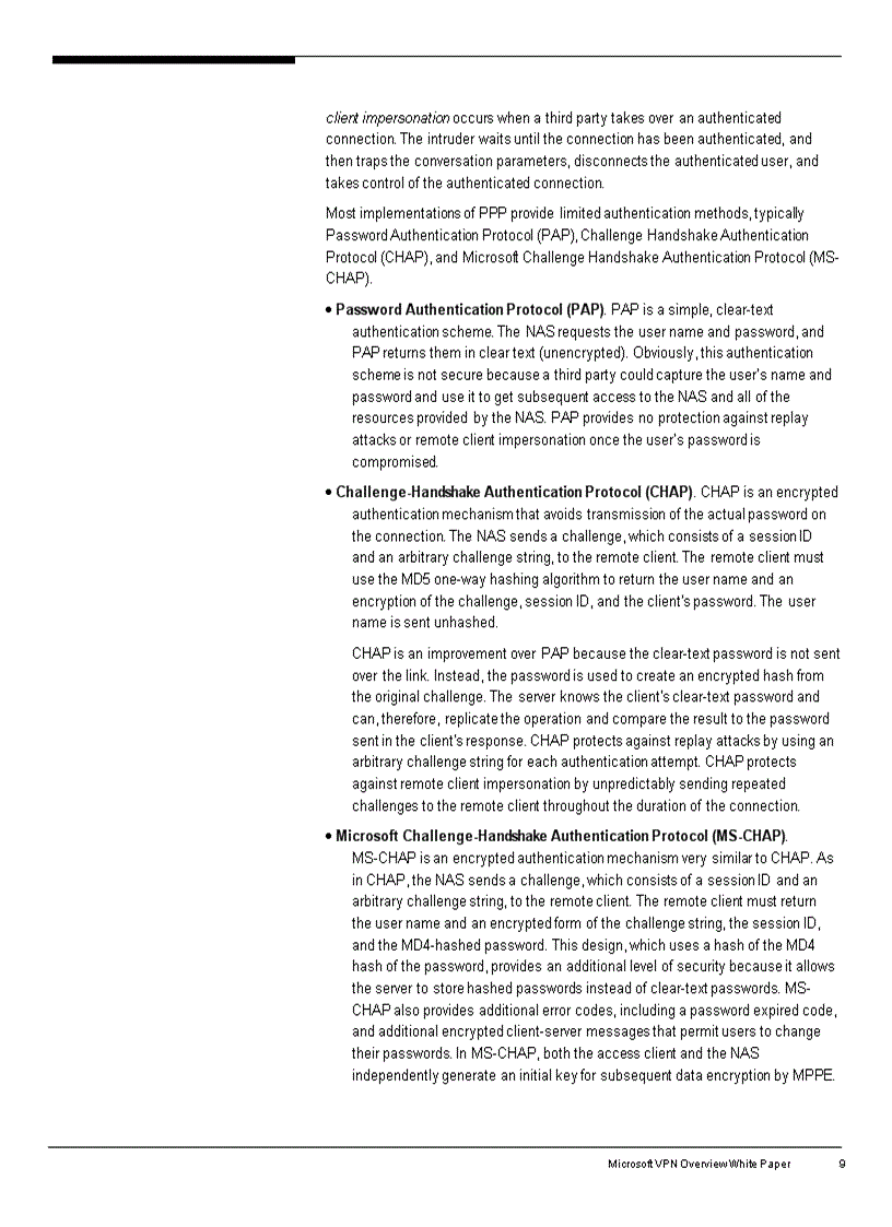 image for page Virtual Private Networking in Windown 2000 An overview