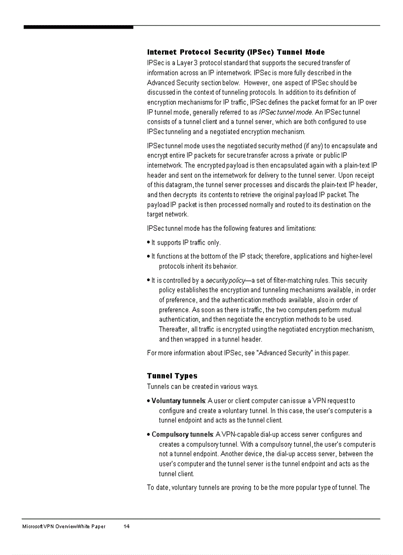 image for page Virtual Private Networking in Windown 2000 An overview