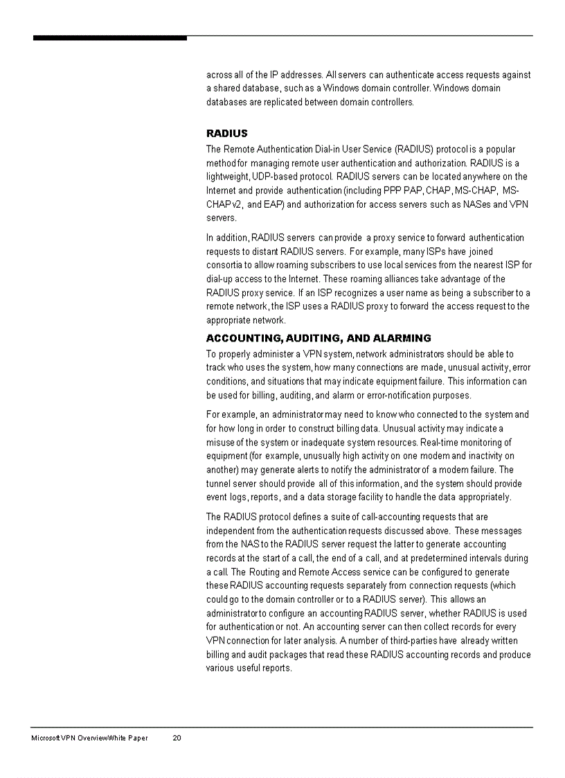 image for page Virtual Private Networking in Windown 2000 An overview