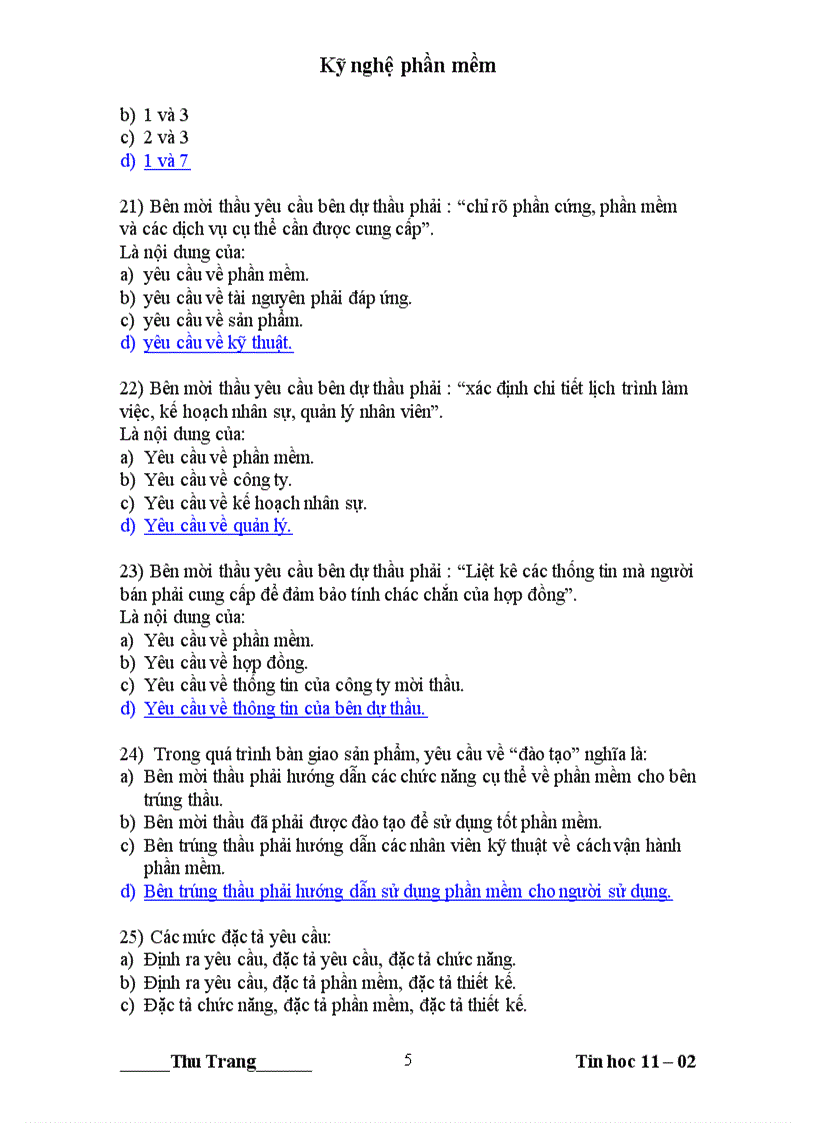 image for page Trắc nghiệm kỹ nghệ phần mềm