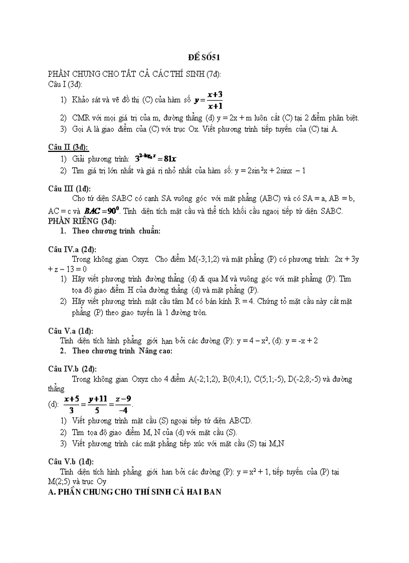 image for page Đề thi tốt nghiệp toán THPT 150