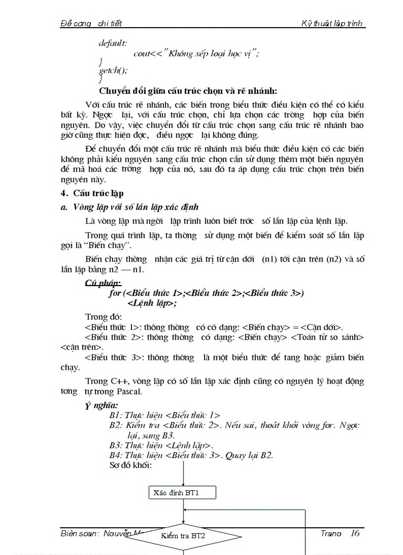 image for page Đề cương môn học Kỹ thuật lập trình 71 trang