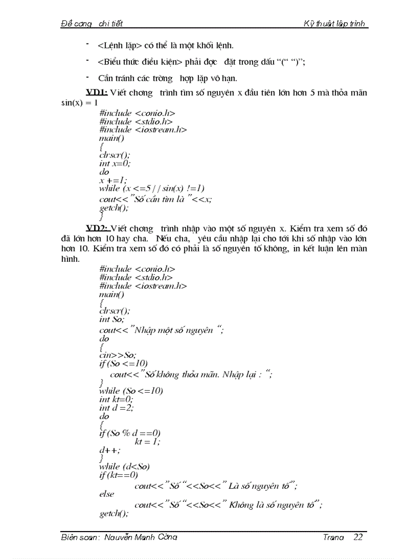 image for page Đề cương môn học Kỹ thuật lập trình 71 trang