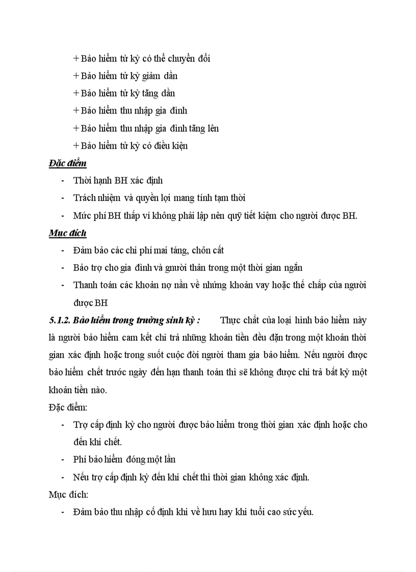 image for page Các loại hình BHNT