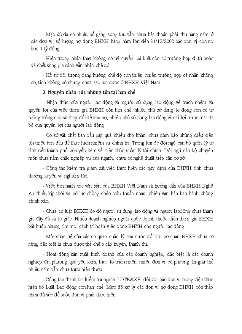 image for page Đánh giá chung về quá tình thực hiện của bảo hiểm xã hội TP Vinh