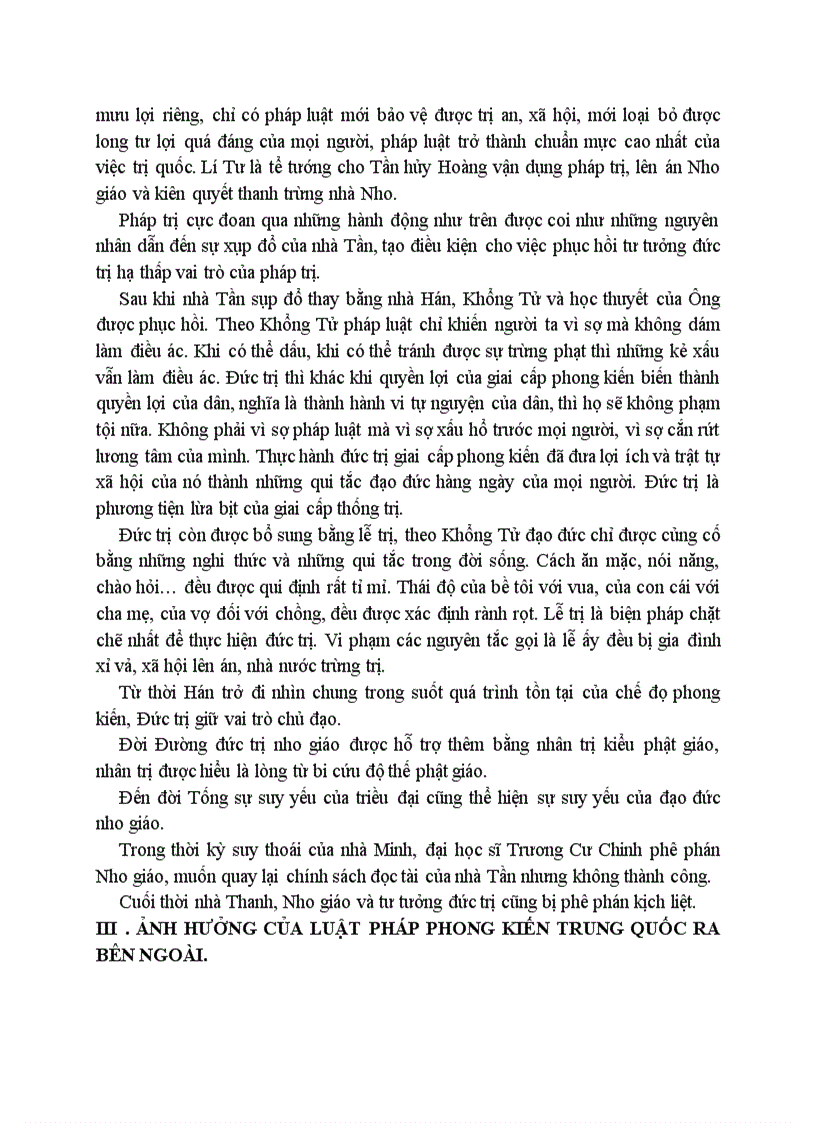 image for page Tiểu luận học kỳ Luật pháp Trung Quốc phong kiến Một trong những nhà nước tiêu biểu cho chế độ phong kiến Phương Đông lịch sử nhà nước và pháp luật thế giới