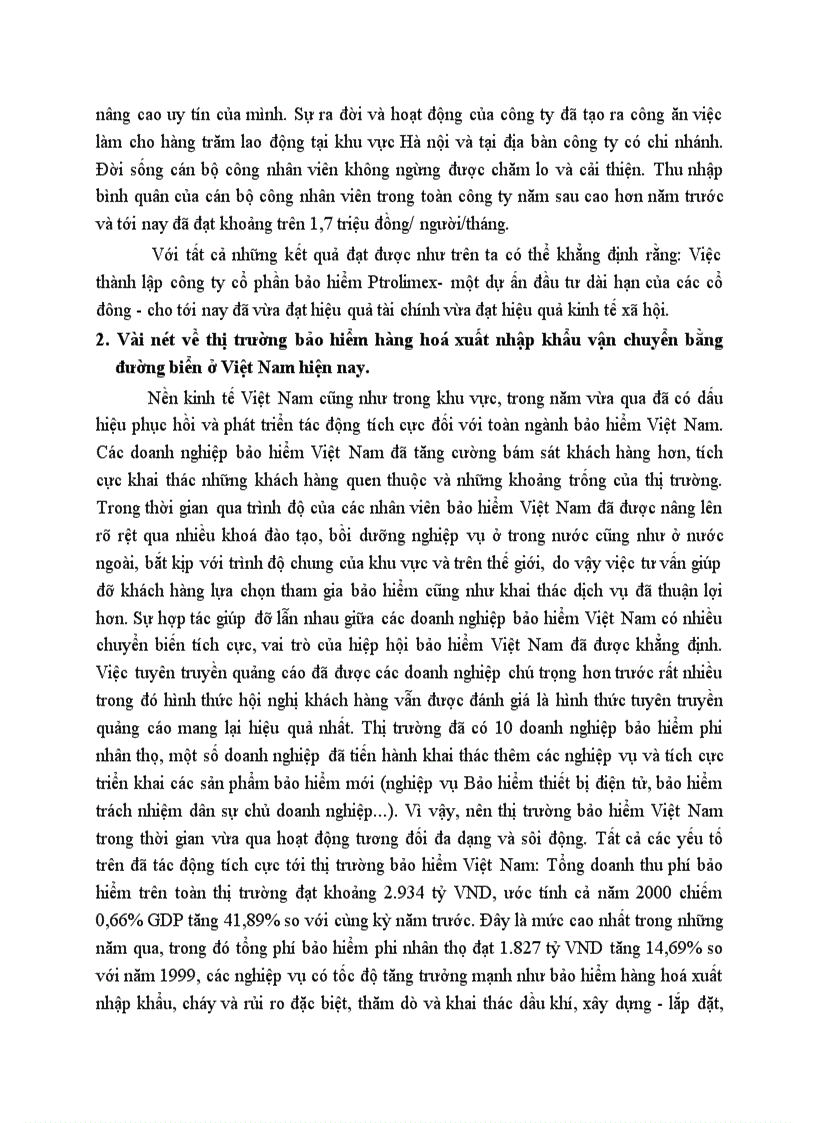 image for page Khái quát về Pjico và thị trường bảo hiểm hàng hoá xuất nhập khẩu vận chuyển bằng đường biển ở Việt nam