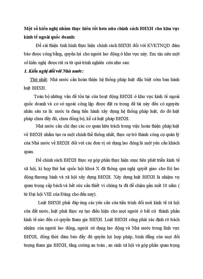 image for page Một số kiến nghị nhằm thực hiên tốt hơn nữa chính sách bảo hiểm xã hội cho khu vực kinh tế ngoài quốc doanh