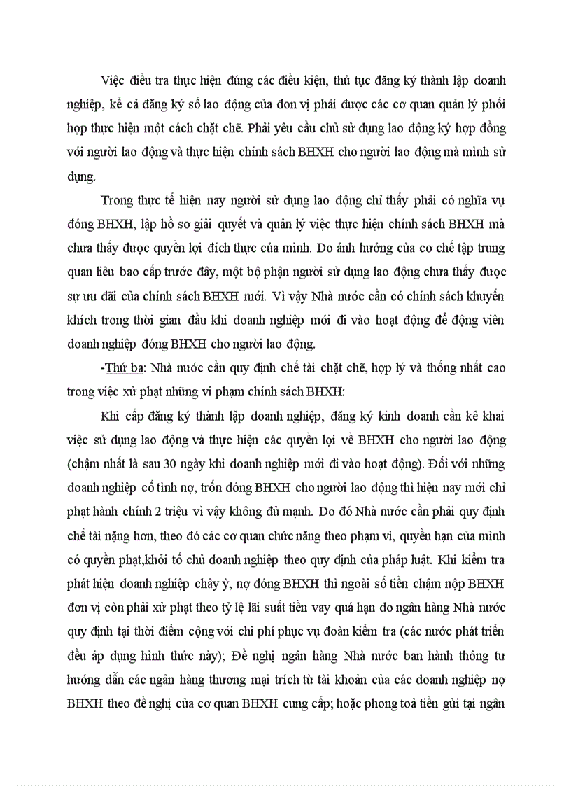 image for page Một số kiến nghị nhằm thực hiên tốt hơn nữa chính sách bảo hiểm xã hội cho khu vực kinh tế ngoài quốc doanh