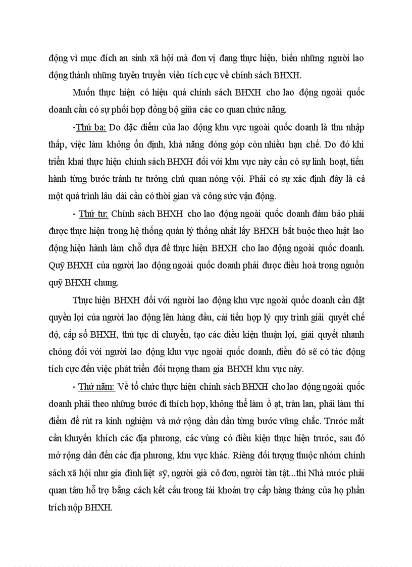 image for page Một số kiến nghị nhằm thực hiên tốt hơn nữa chính sách bảo hiểm xã hội cho khu vực kinh tế ngoài quốc doanh