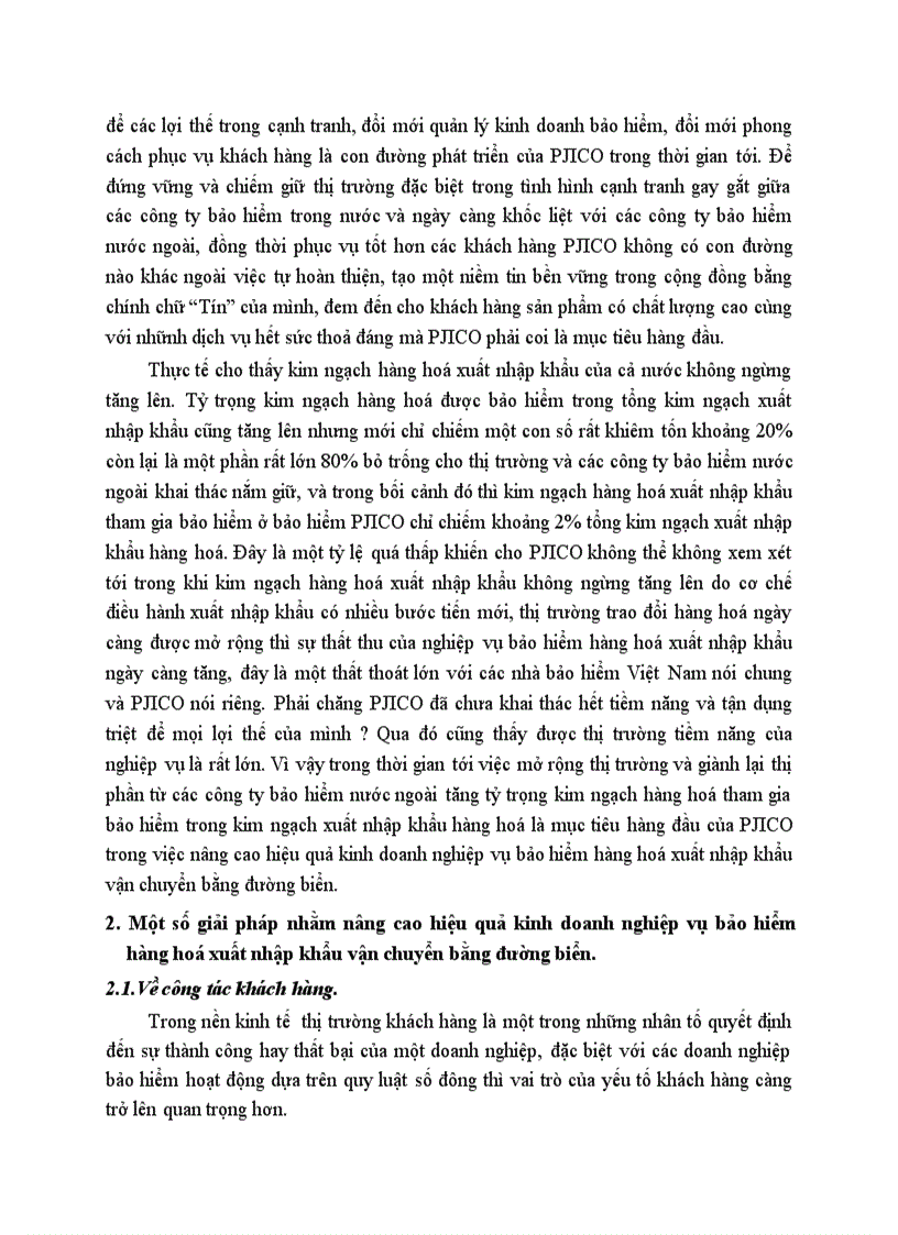 image for page Những giải pháp nhằm nâng cao hiệu quả kinh doanh nghiệp vụ bảo hiểm hàng hoá xuất nhập khẩu vận chuyển bằng đường biển ở PJICO trong thời gian tới