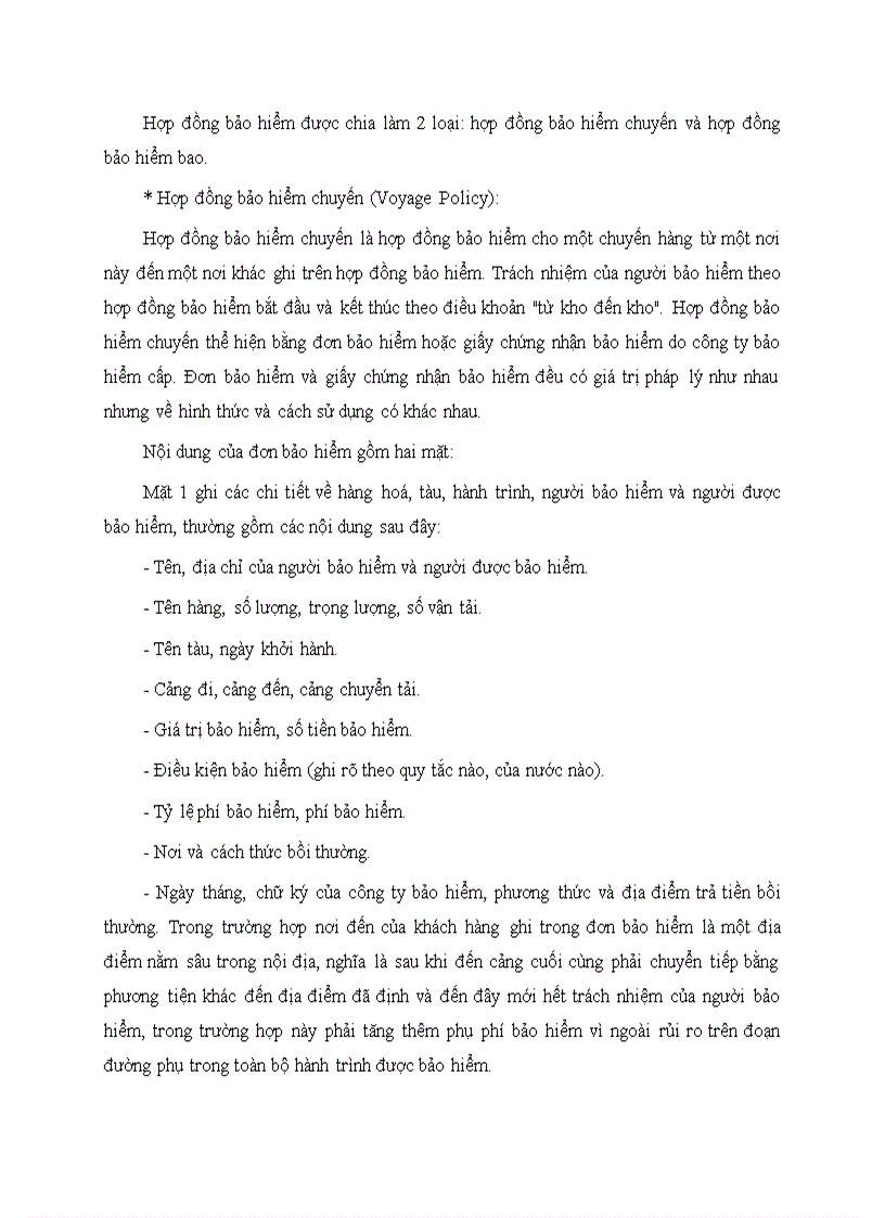 image for page Nội dung cơ bản của nghiệp vụ bảo hiểm hàng hoá xuất nhập khẩu vận chuyển bằng đường biển