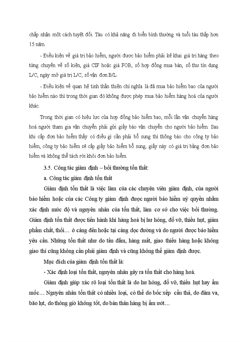image for page Nội dung cơ bản của nghiệp vụ bảo hiểm hàng hoá xuất nhập khẩu vận chuyển bằng đường biển