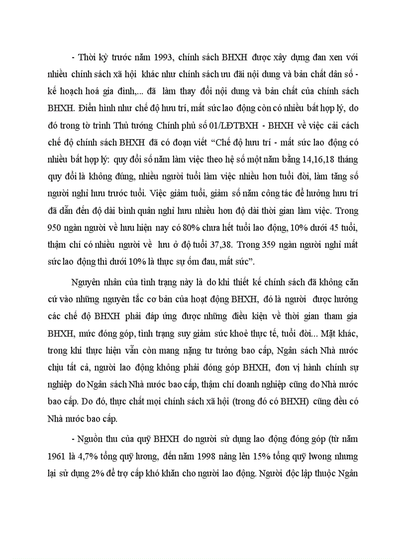 image for page Thực trạng quản lý hoạt động thu chi bảo hiểm xã hội ở Việt Nam giai đoạn trước năm 1995