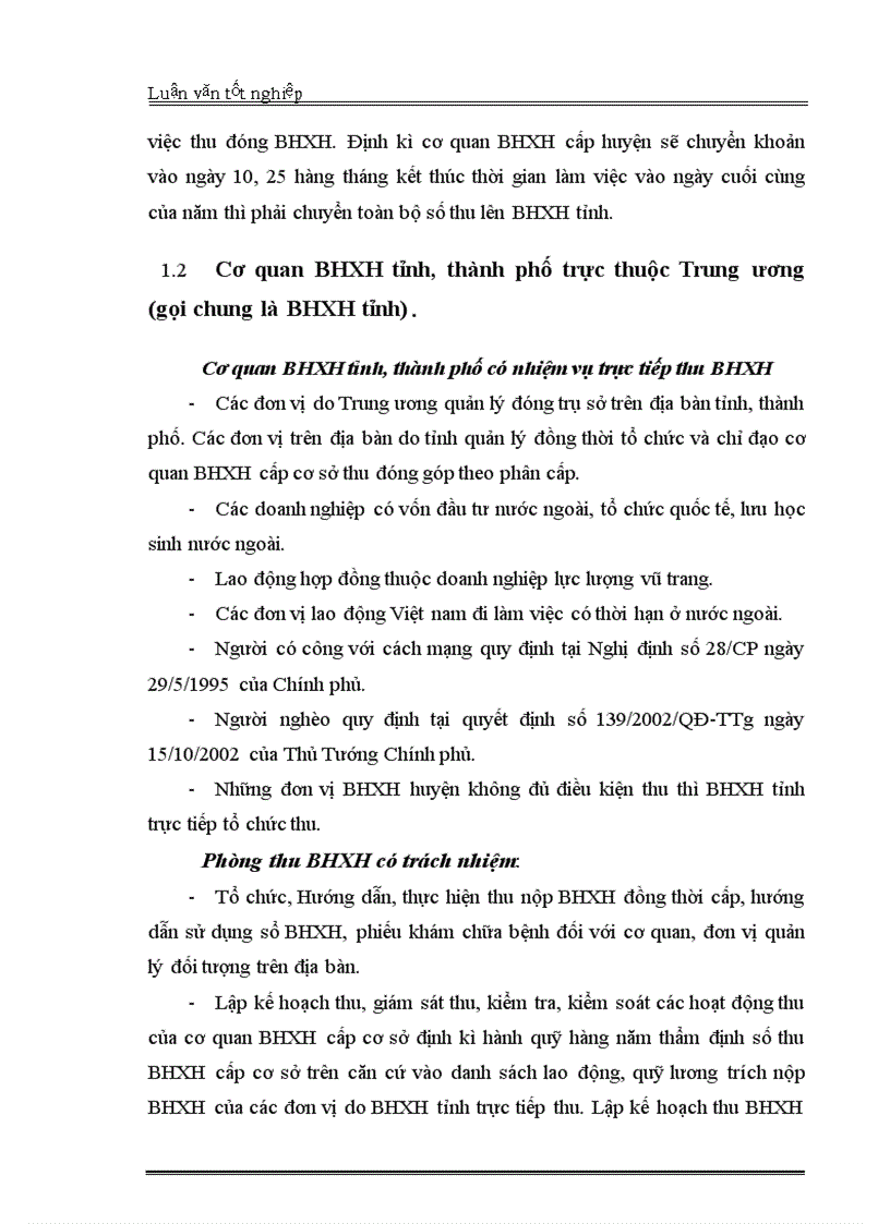 image for page Thực trạng của công tác thu bảo hiểm xã hội ở Việt nam giai đoạn từ năm 1995 năm 2004