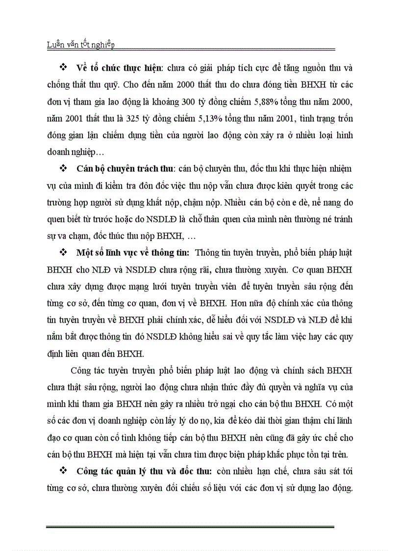 image for page Thực trạng của công tác thu bảo hiểm xã hội ở Việt nam giai đoạn từ năm 1995 năm 2004