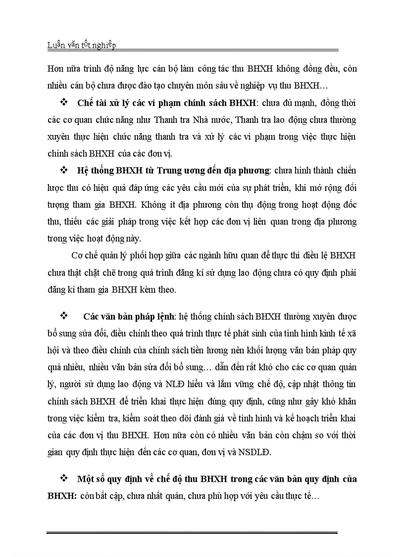 image for page Thực trạng của công tác thu bảo hiểm xã hội ở Việt nam giai đoạn từ năm 1995 năm 2004