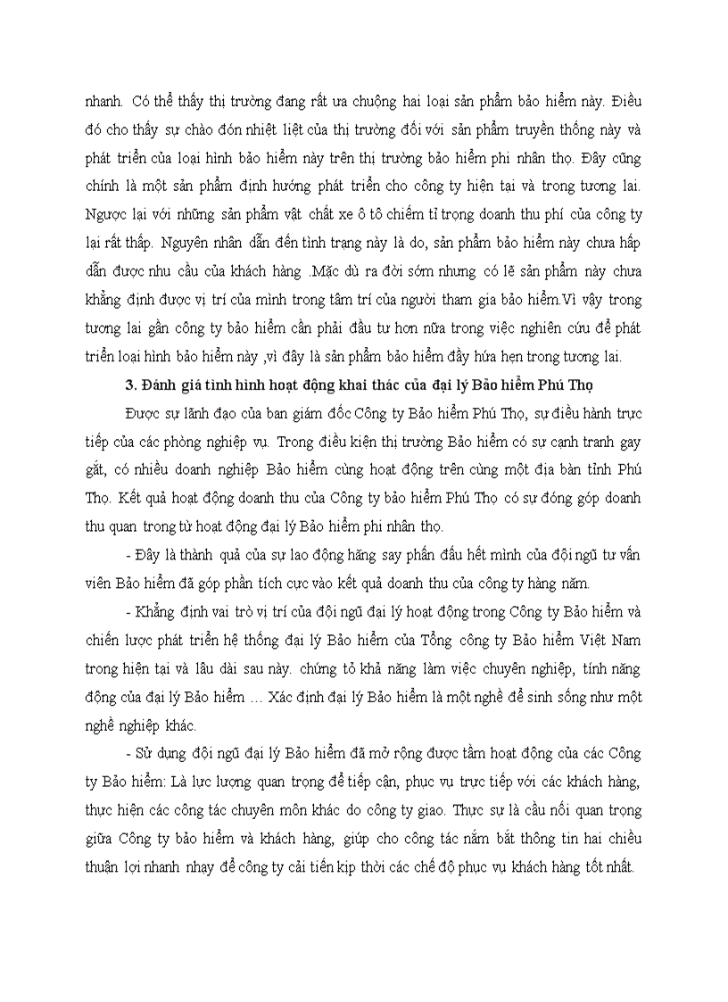 image for page Thực trạng hoạt động khai thác của đại lý Bảo hiểm của công ty Bảo hiểm Phú Thọ