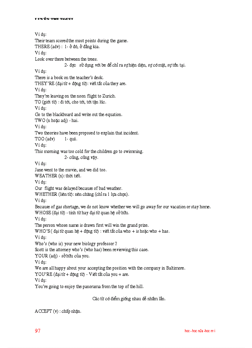 image for page Tài liệu thi TOEFl dành cho ôn thi cao học thi lấy chứng chỉ