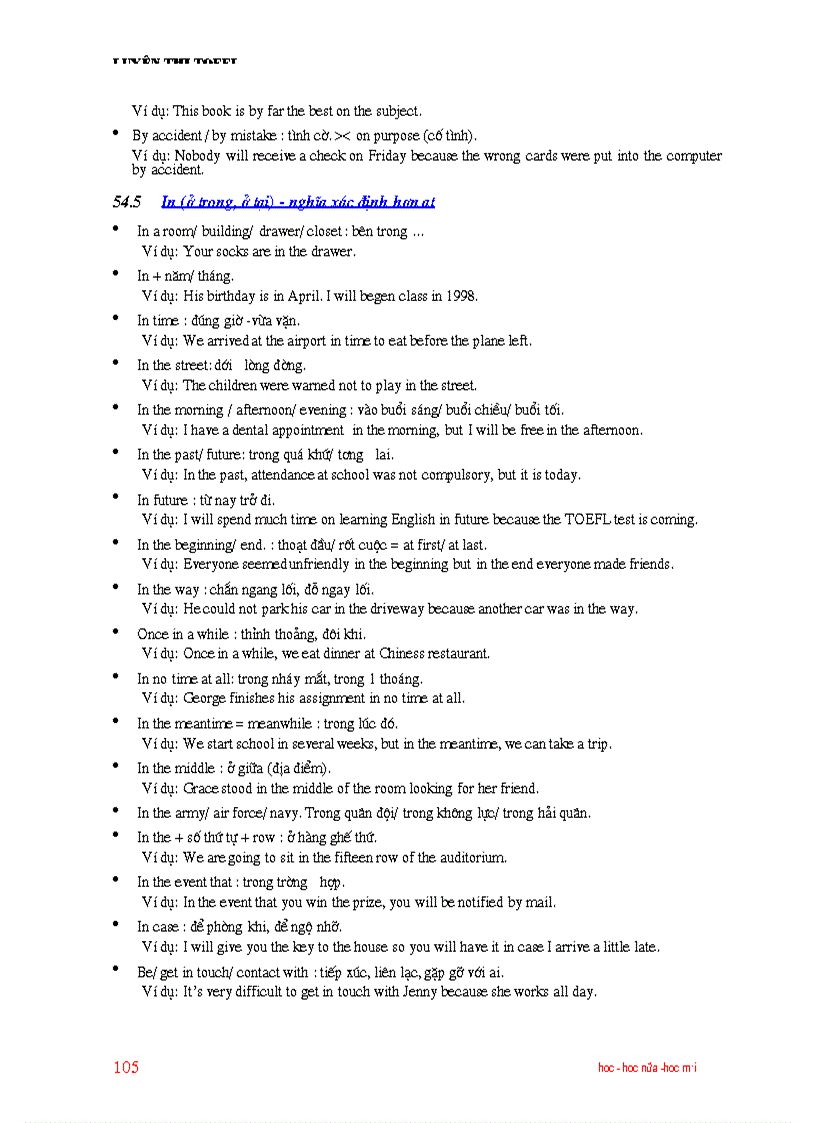 image for page Tài liệu thi TOEFl dành cho ôn thi cao học thi lấy chứng chỉ