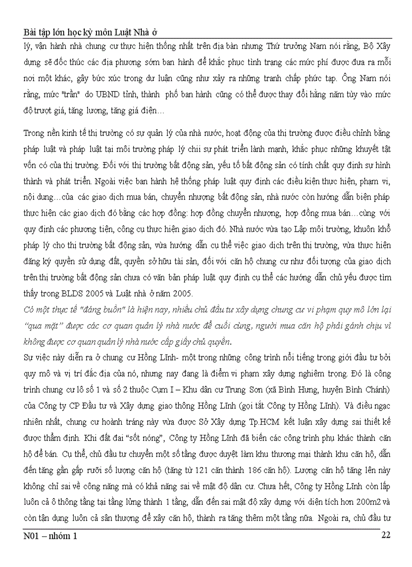 image for page Mua bán căn hộ trong nhà chung cư một số vấn đề cần bàn luận