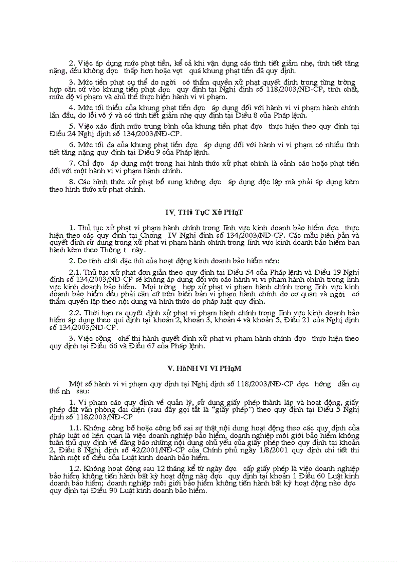 image for page Thông tư 34 2004 của chính phủ quy định xử phạt vi phạm hành chính trong lĩnh vực kinh doanh BH