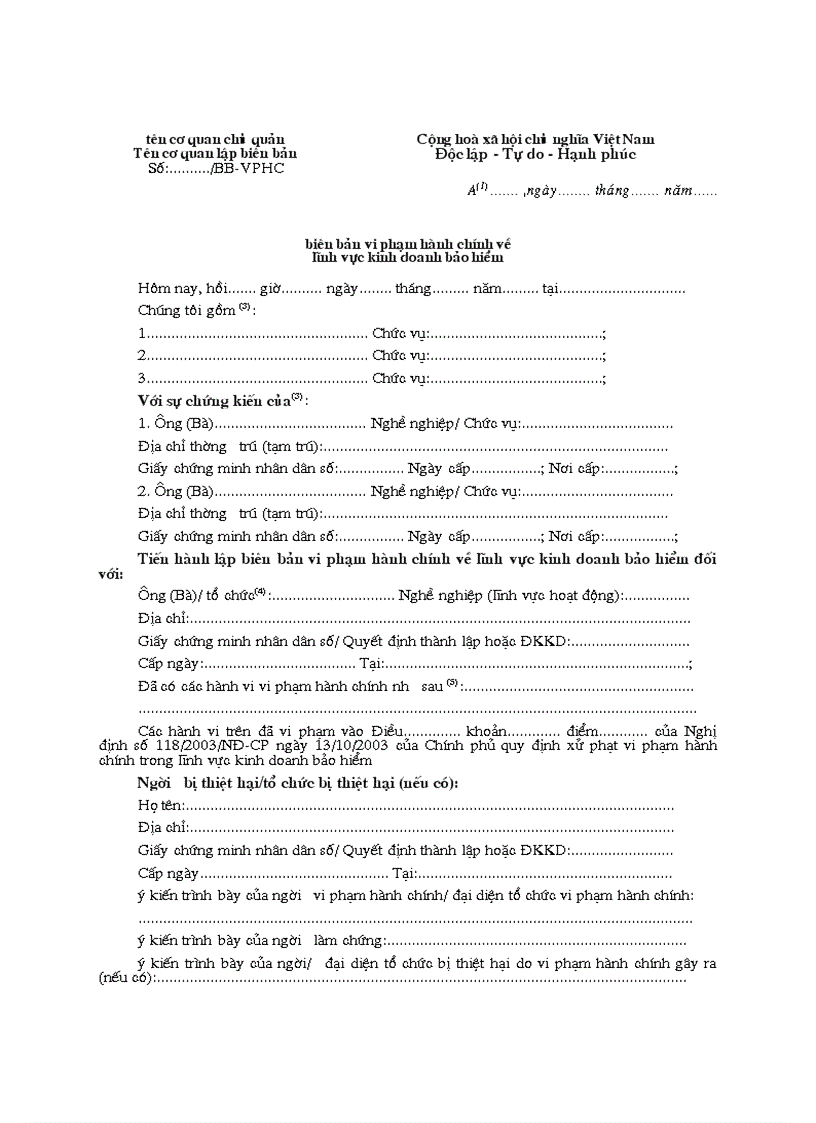 image for page Thông tư 34 2004 của chính phủ quy định xử phạt vi phạm hành chính trong lĩnh vực kinh doanh BH