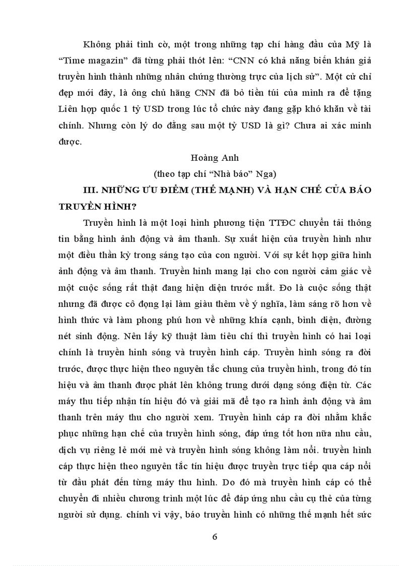 image for page Bài tập truyền hình