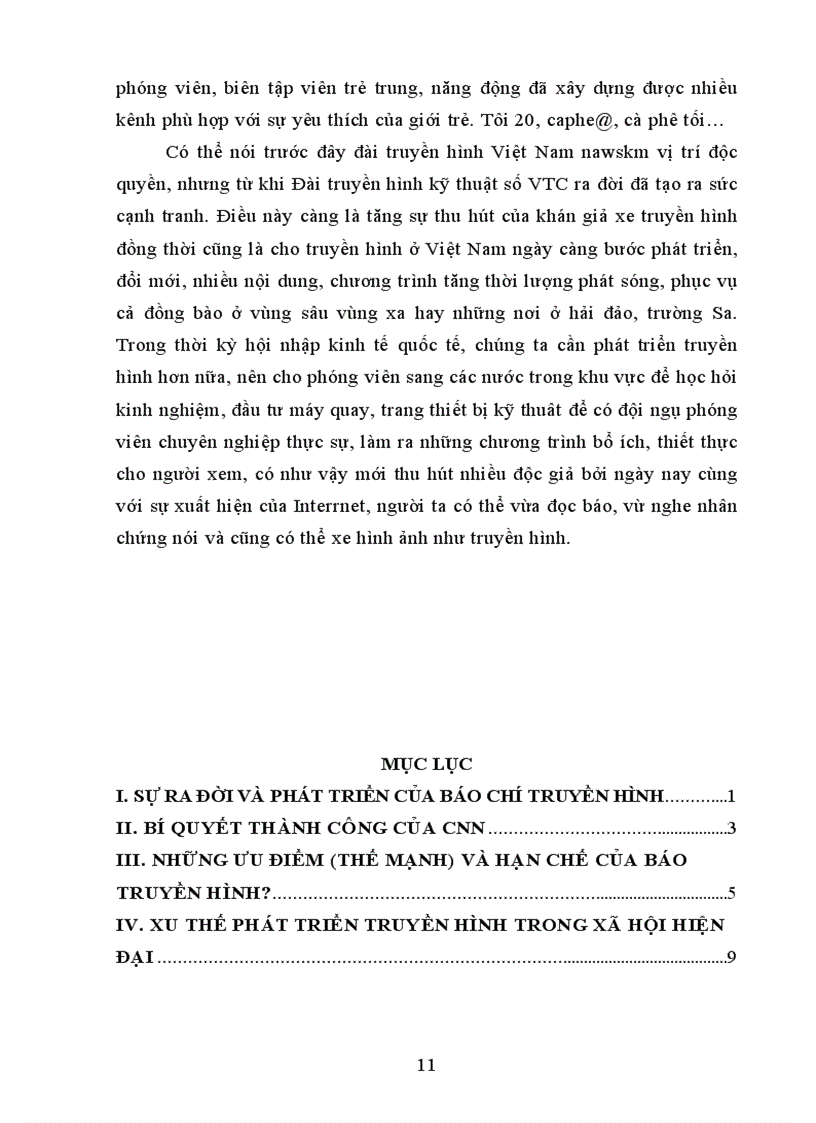 image for page Bài tập truyền hình