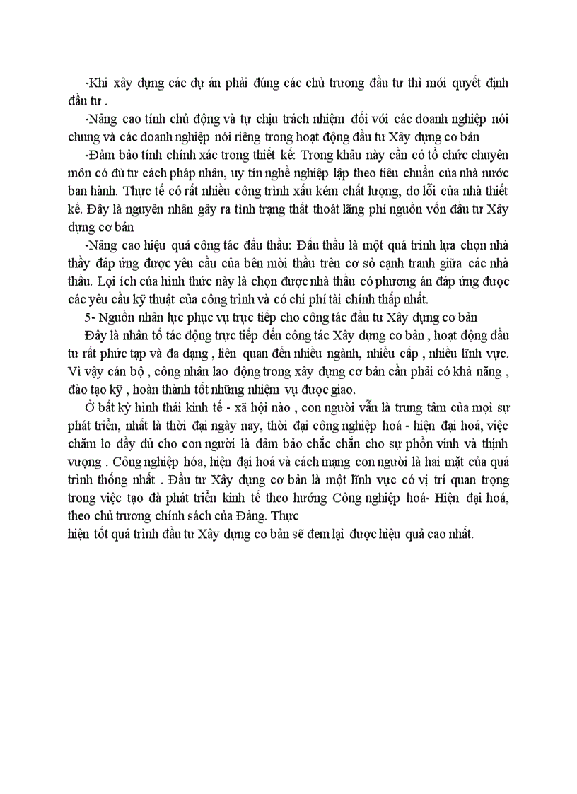 image for page Các nhân tố ảnh hưởng đến hiệu quả đầu tư Xây dựng cơ bản