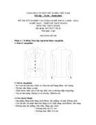 Đề thi tốt nghiệp cao đẳng nghề khóa 2 2008 2011 May thiết kế thời trang Lí thuyết thực hành Hướng dẫn giải 29 2
