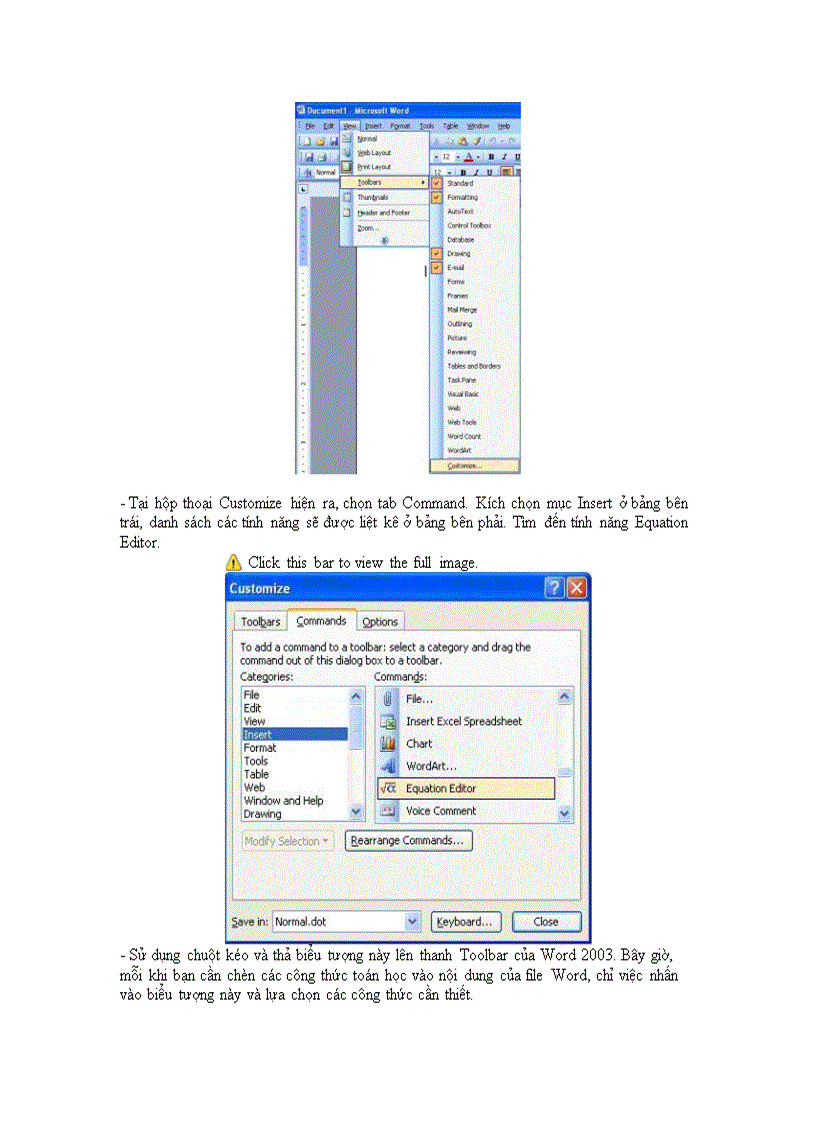 Thủ thuật gõ công thức toán học hóa học phức tạp trong Word