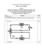 Đề thi tốt nghiệp cao đẳng nghề khóa 2 2008 2011 kĩ thuật máy lạnh và điều hòa không khí Lí thuyết Tình huống hướng dẫn giải 12