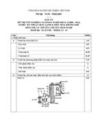 Đề thi tốt nghiệp cao đẳng nghề khóa 2 2008 2011 kĩ thuật máy lạnh và điều hòa không khí Lí thuyết Tình huống hướng dẫn giải 14