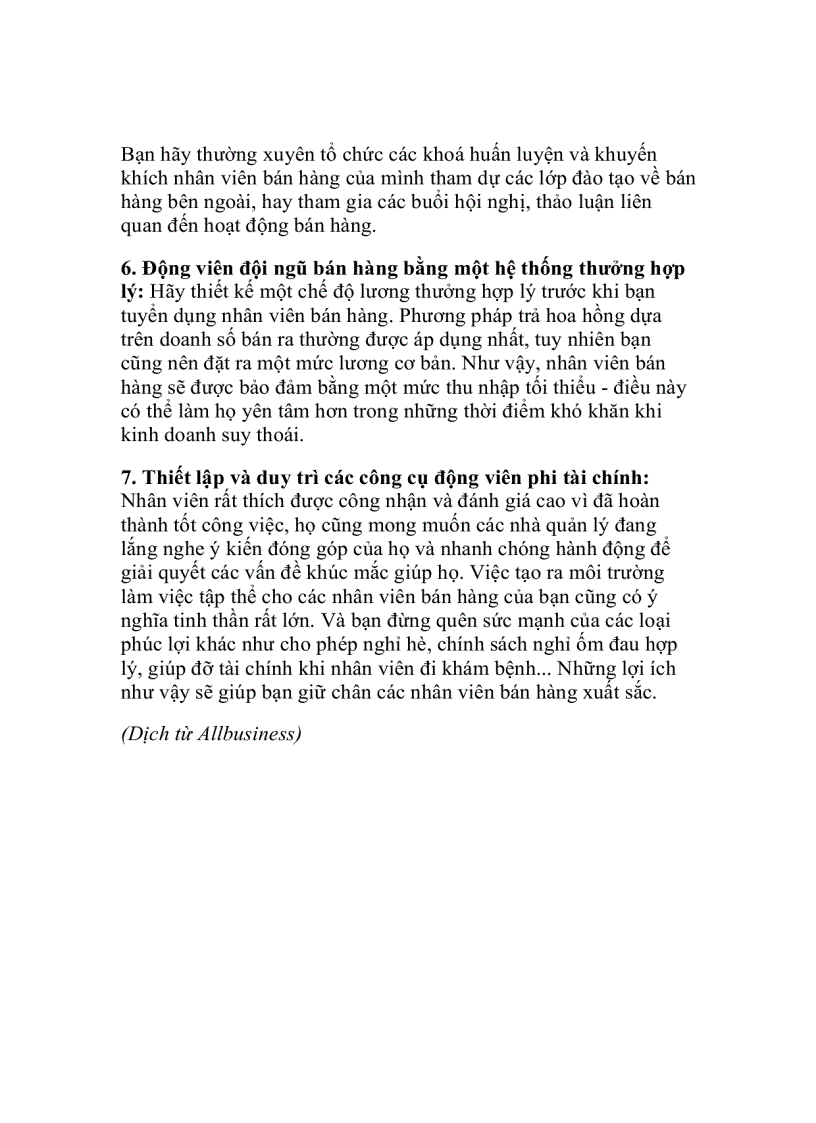 image for page Xây dựng đội ngũ nhân viên bán hàng
