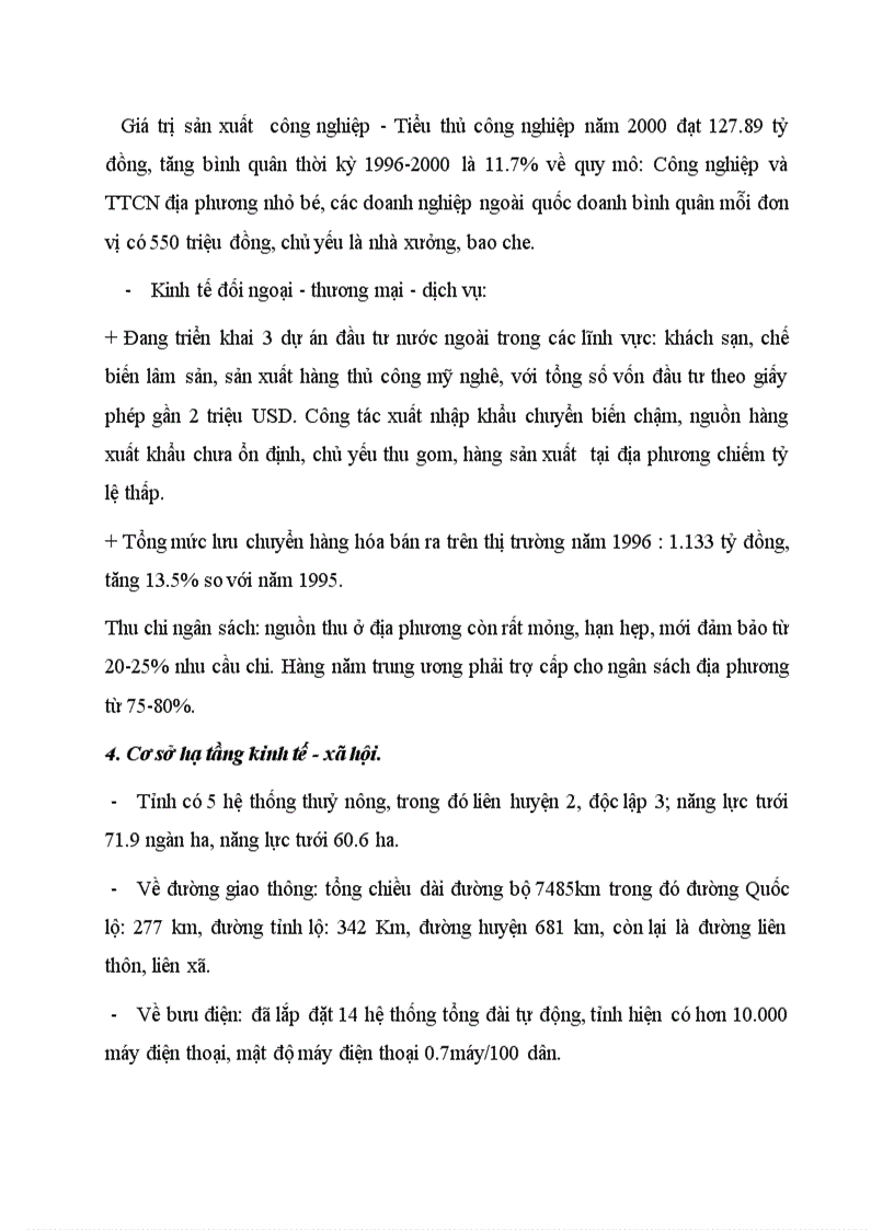 image for page Khái quát chung về tình hình kinh tế xã hội tỉnh Băc Giang