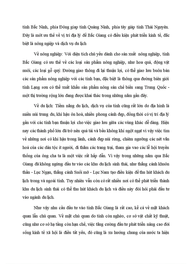 image for page Khái quát chung về tình hình kinh tế xã hội tỉnh Băc Giang