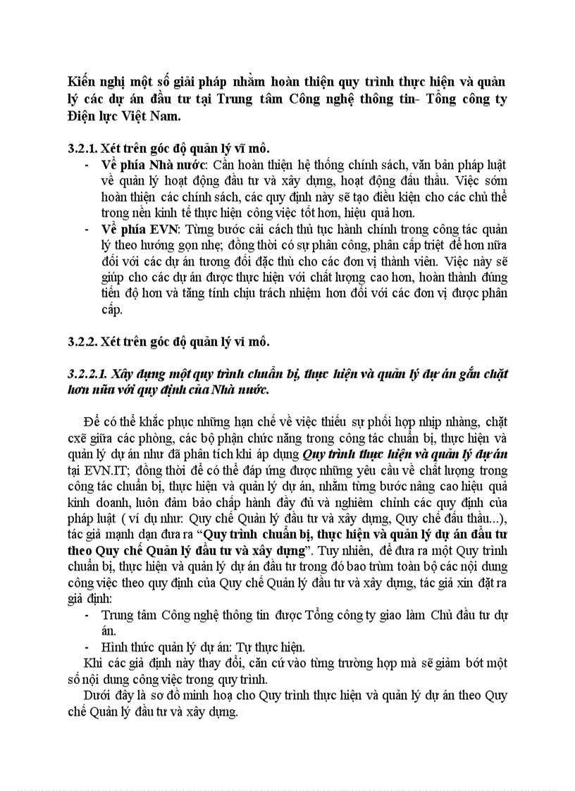 image for page Kiến nghị một số giải pháp nhằm hoàn thiện quy trình thực hiện và quản lý các dự án đầu tư tại Trung tâm Công nghệ thông tin Tổng công ty Điện lực Việt Nam