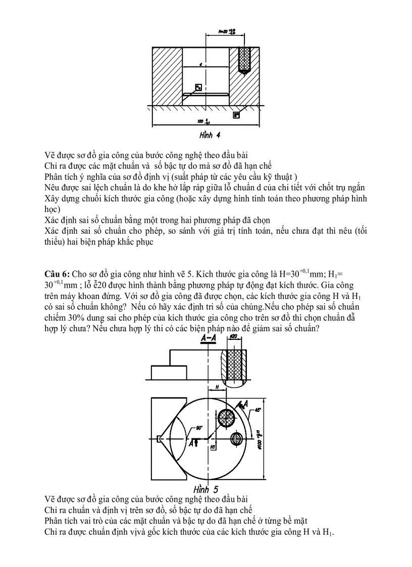 image for page Trình Tự Giải Các Bài Tập về Công Nghệ Chế Tạo Máy