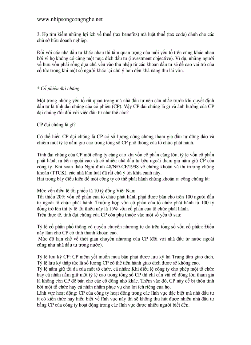 image for page Những kiến thức cơ bản về chứng khoán