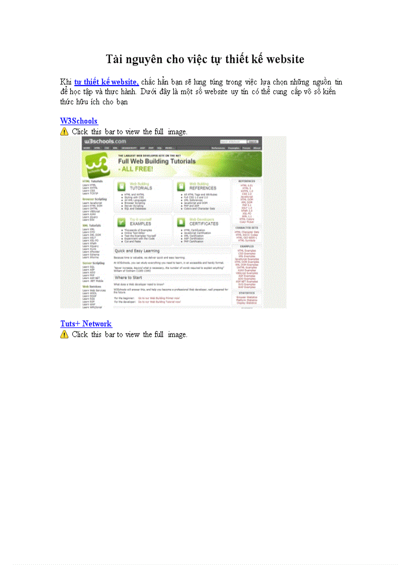image for page Tài nguyên cho việc tự thiết kế website
