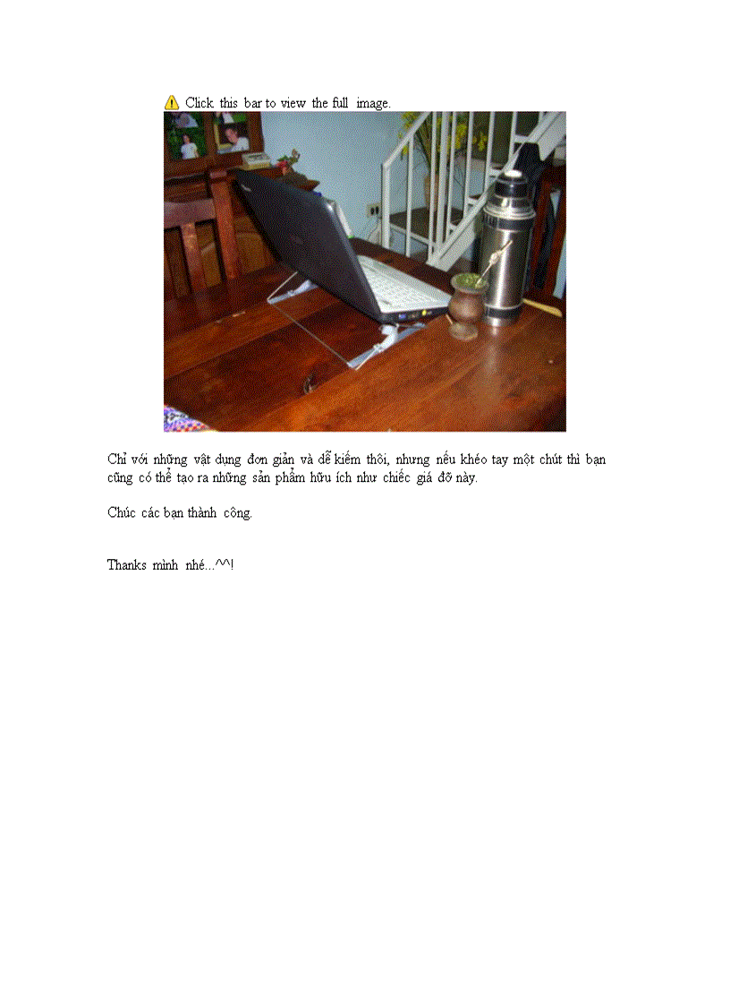 image for page Đế tản nhiệt laptop làm bằng mắc áo cực độc và hiệu quả