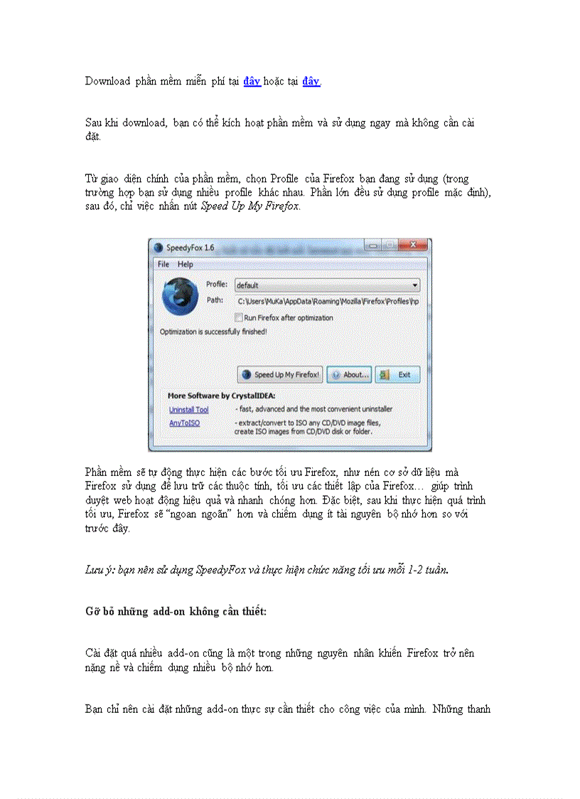 image for page Những thủ thuật giúp Firefox phi mã