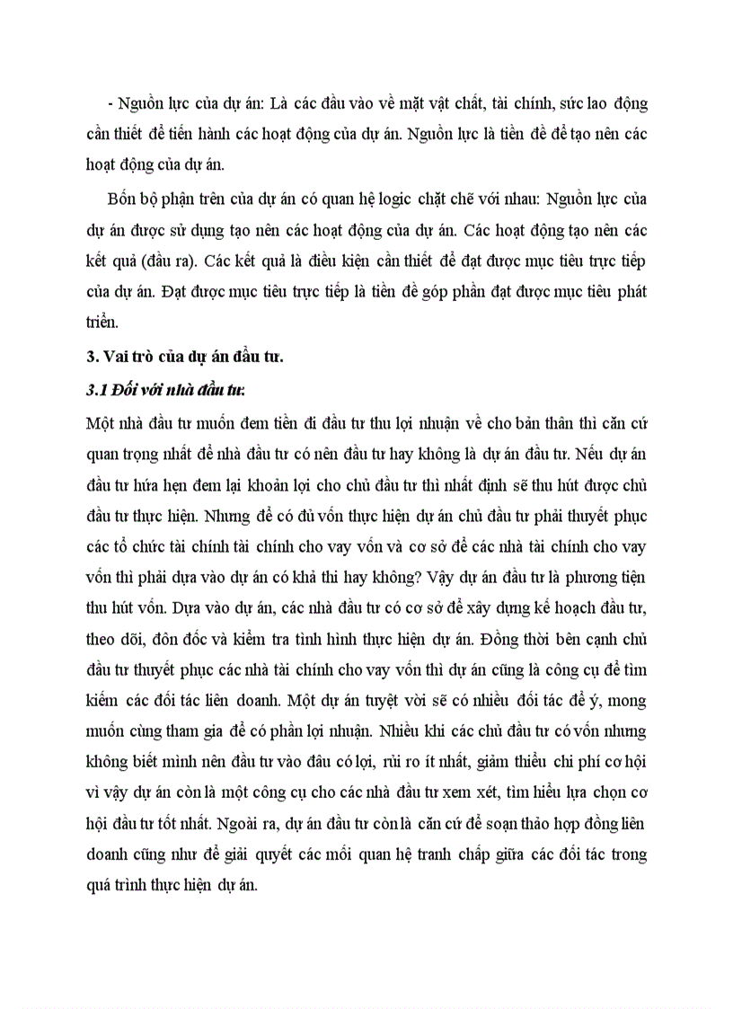 image for page Tổng quan về dự án đầu tư 1