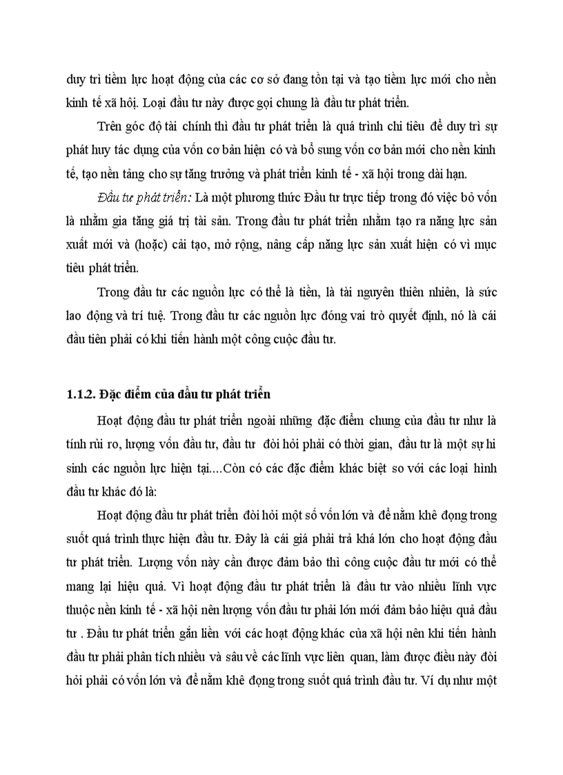 image for page Vài nét về đầu tư phát triển