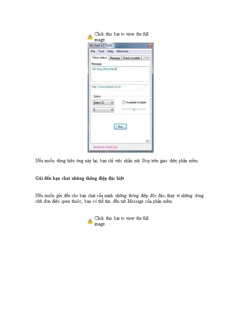 image for page Mẹo tạo ấn tượng trên Yahoo Messenger