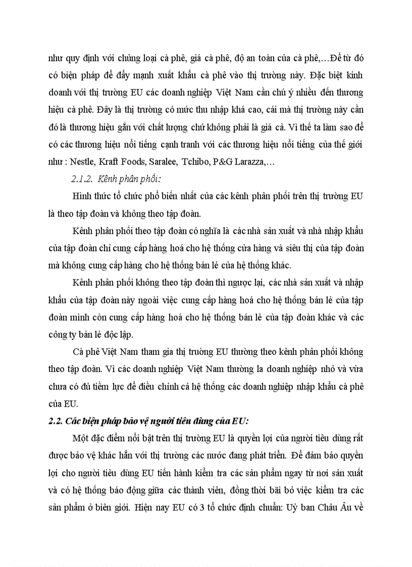 image for page Đặc điểm của thị trường EU