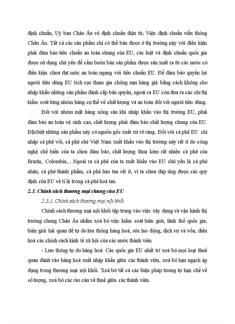 image for page Đặc điểm của thị trường EU